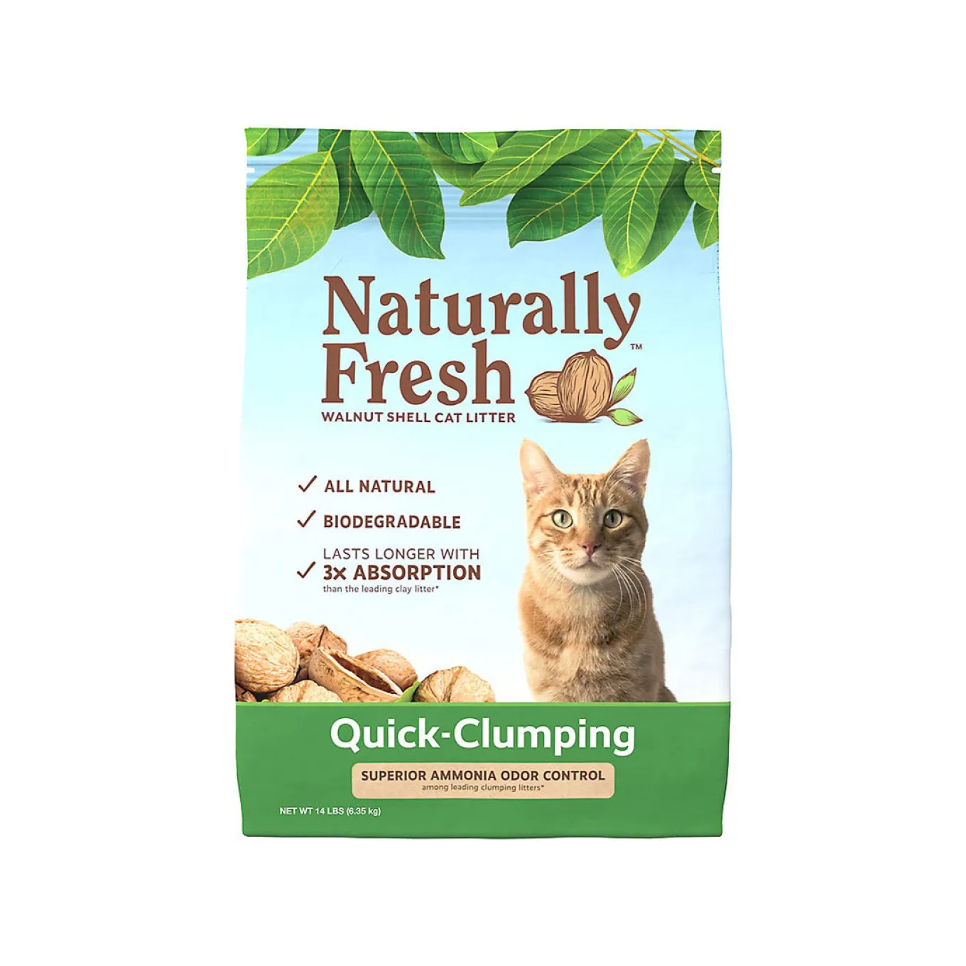 Naturally Fresh Quick Clumping Walnut Shell Cat Litter