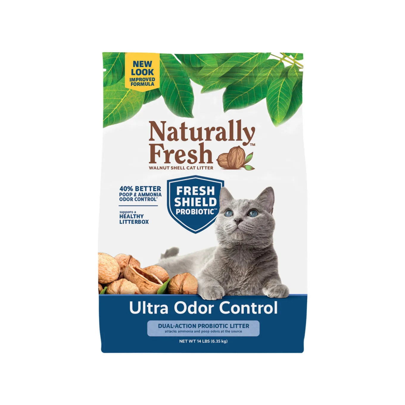 Naturally Fresh Ultra Odor Control Walnut Shell Probiotic Cat Litter