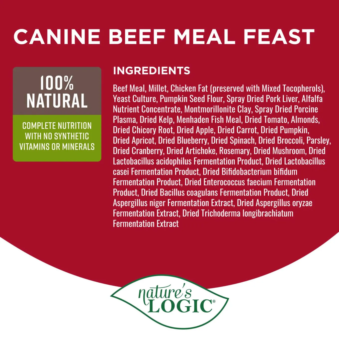 Nature's Logic Original Dry Food for Dogs