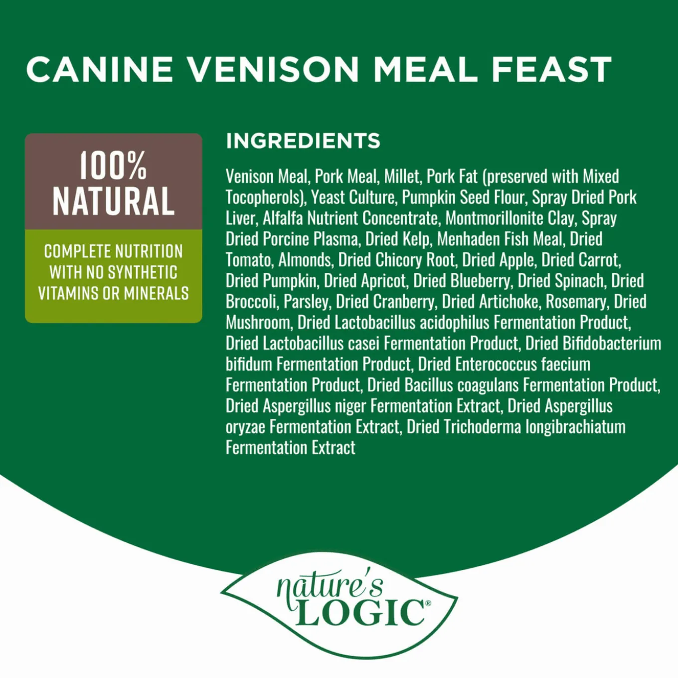 Nature's Logic Original Dry Food for Dogs