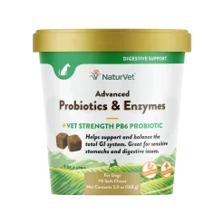 NaturVet Advanced Probiotics & Enzymes for Dogs