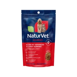 NaturVet Aller-911 Allergy Aid Powder Plus Omegas for Dogs & Cats