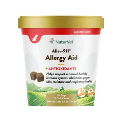 NaturVet Aller-911 Allergy Aid Soft Chews for Dogs