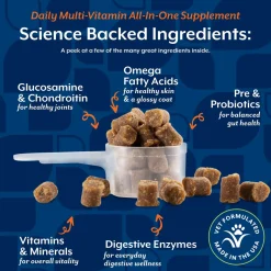 NaturVet All-In-One Daily Essentials Chews for Dogs