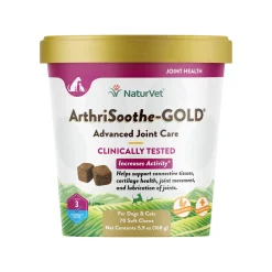 NaturVet ArthriSoothe Gold Advanced Joint Care for Dogs & Cats
