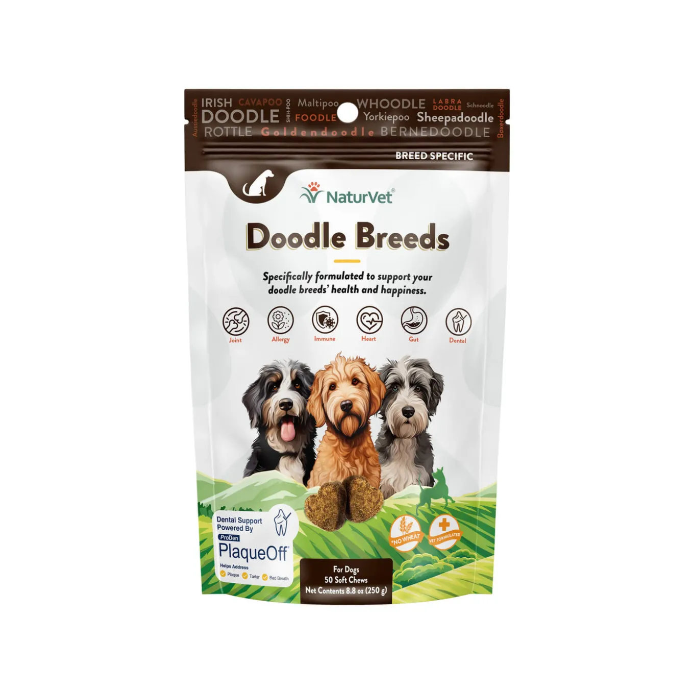 NaturVet Breed Specific Doodle Breed Dog Soft Chews