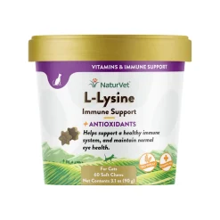 NaturVet L-Lysine Immune Support for Cats