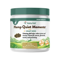 NaturVet Quiet Moments Calming Soft Chews for Cats