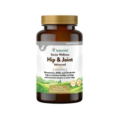 NaturVet Senior Wellness Hip & Joint Advanced Plus Omega-3 for Dogs