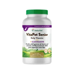 NaturVet VitaPet Senior Dog Daily Vitamin Plus Glucosamine