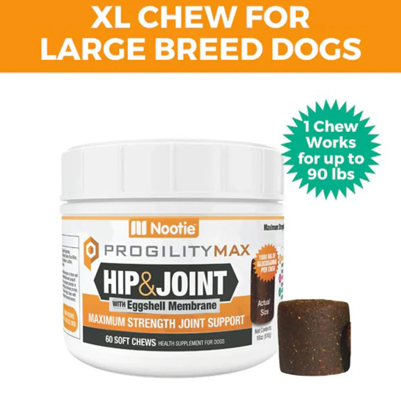Nootie Progility Hip & Joint Supplement for Dogs
