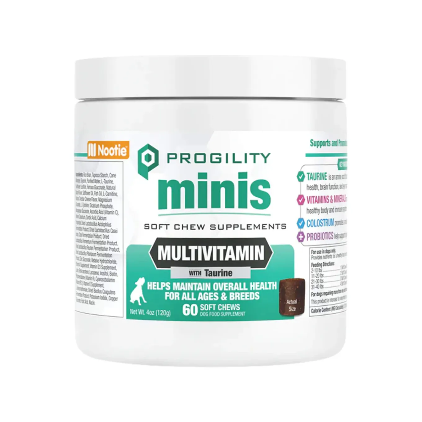Nootie Progility Multivitamin Supplement for Dogs