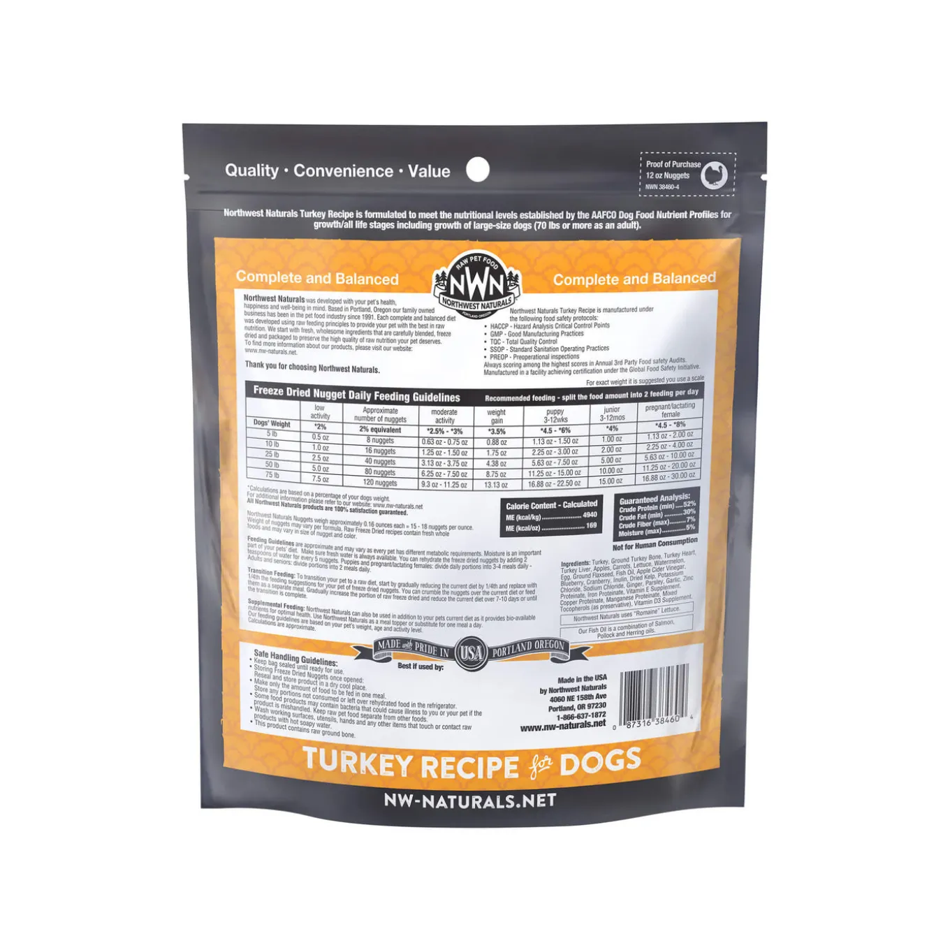 Northwest Naturals Freeze Dried Raw Diet Dog Food
