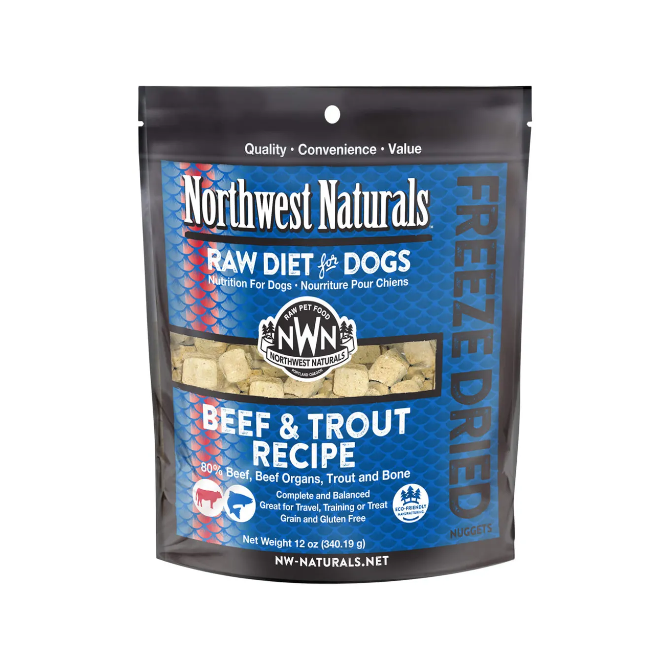Northwest Naturals Freeze Dried Raw Diet Dog Food