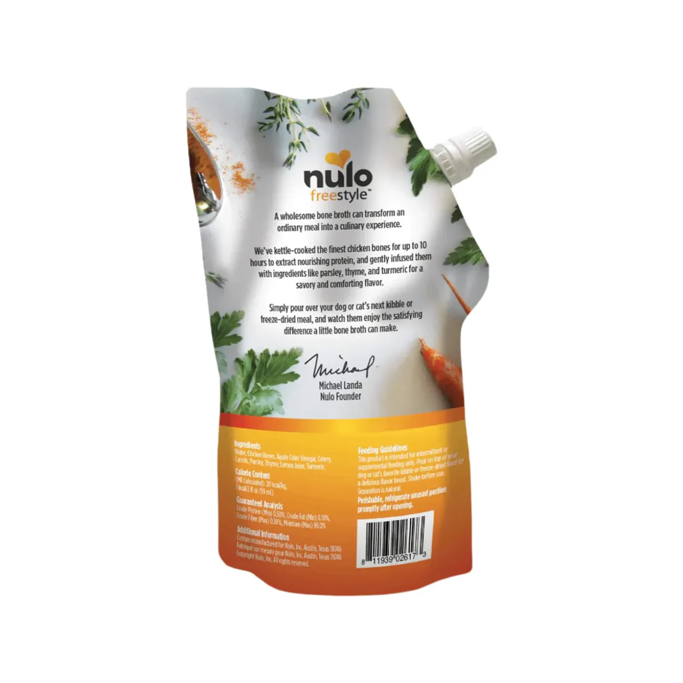 Nulo Freestyle Bone Broth for Cats & Dogs