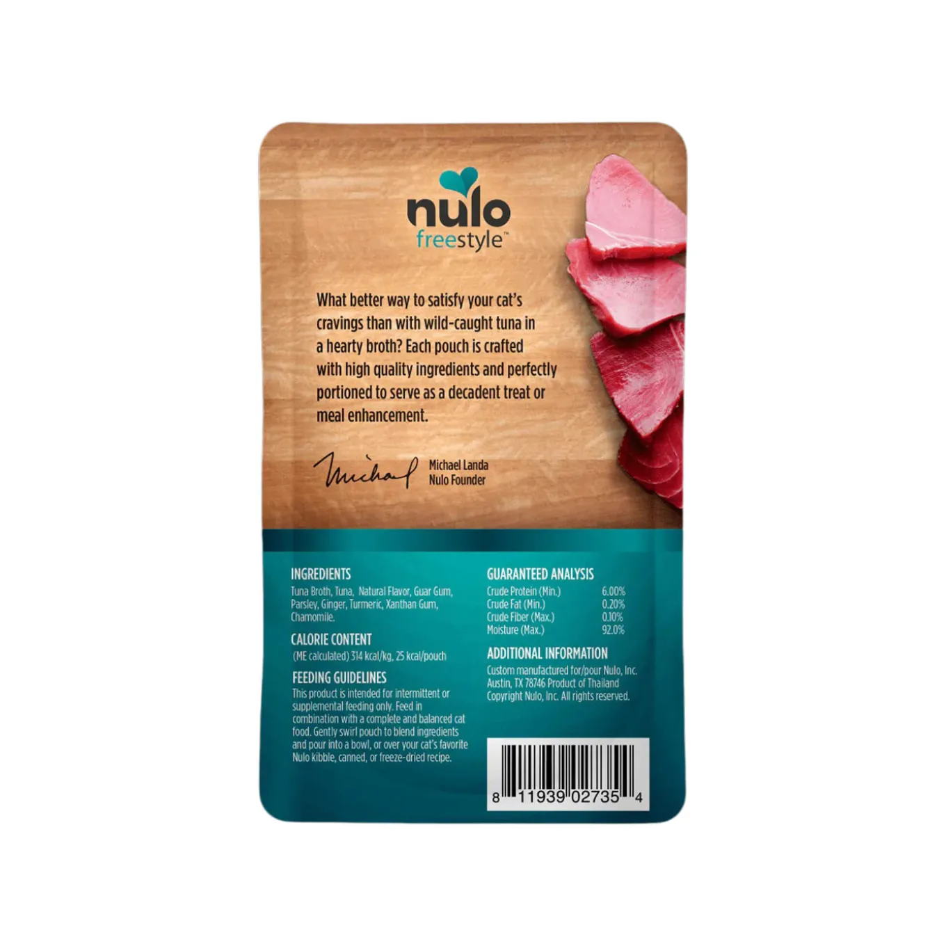 Nulo FreeStyle Chunky Broths Wet Cat Food Topper 2.8 oz (Case of 24)