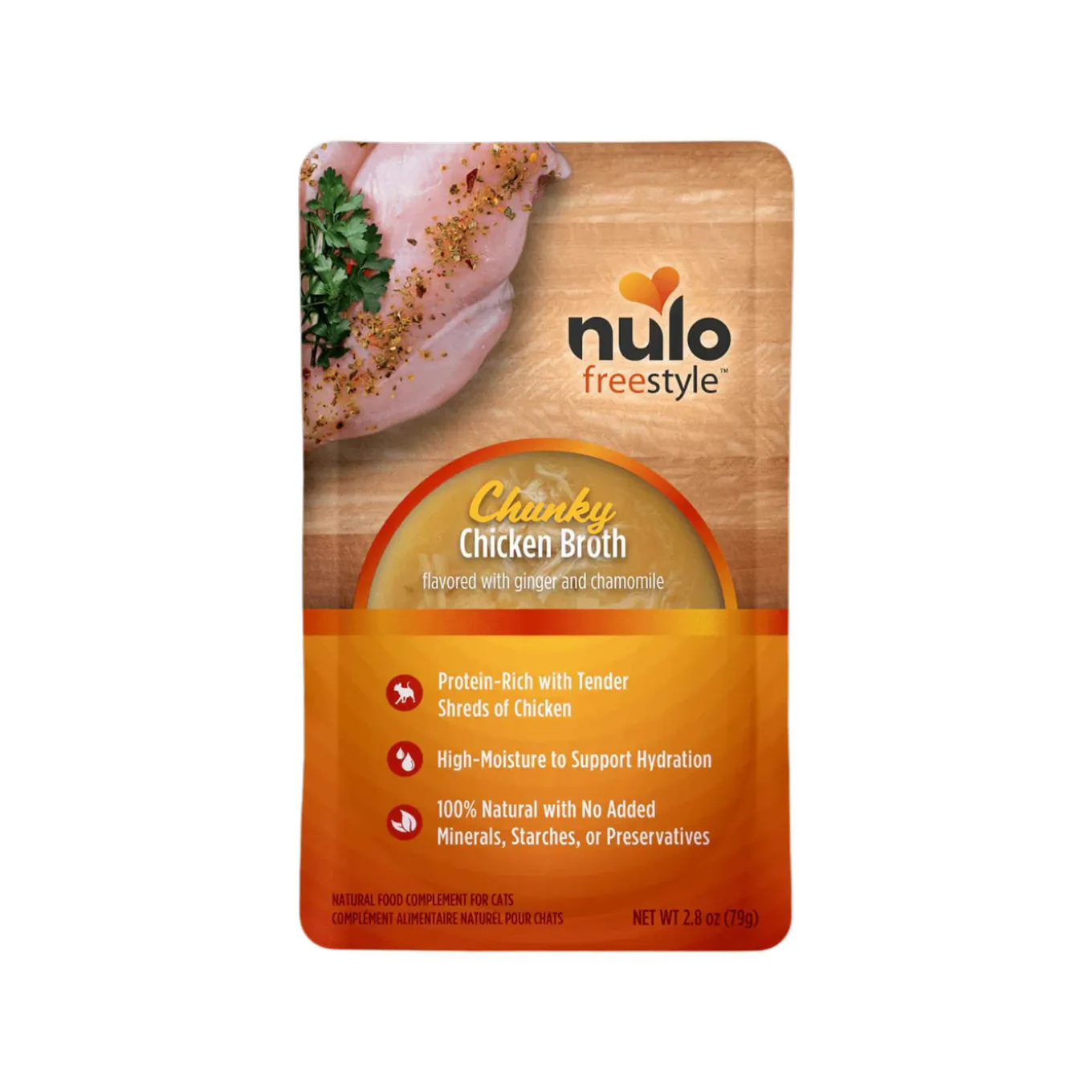 Nulo FreeStyle Chunky Broths Wet Cat Food Topper 2.8 oz (Case of 24)