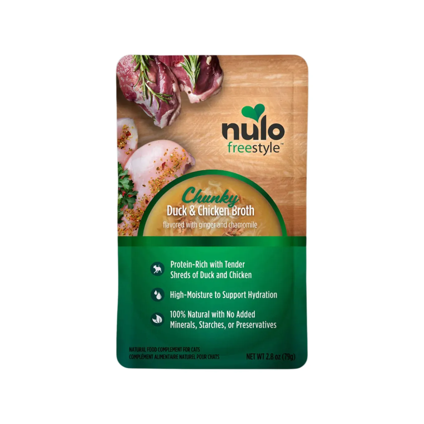 Nulo FreeStyle Chunky Broths Wet Cat Food Topper 2.8 oz (Case of 24)