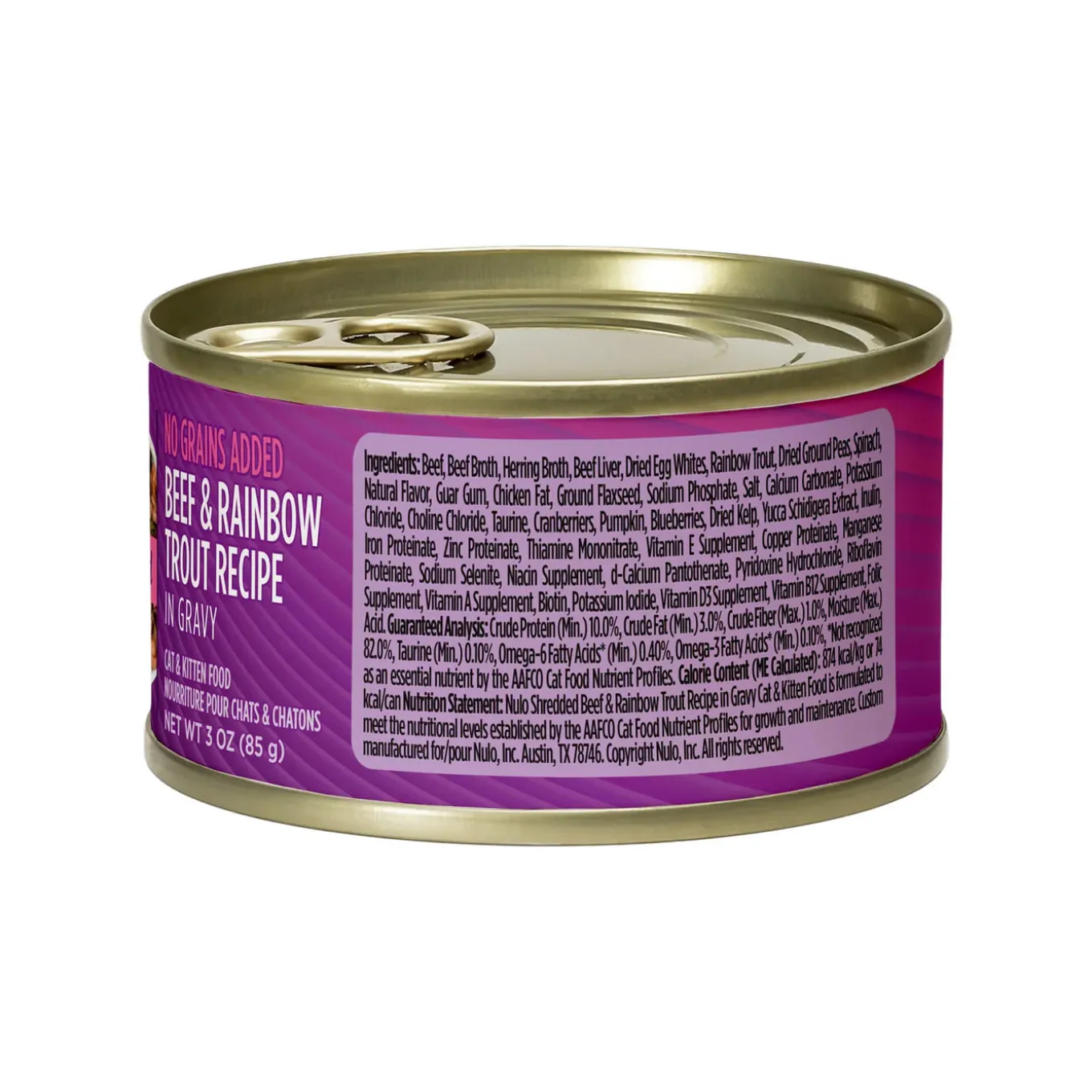 Nulo Freestyle Grain-Free Shredded Wet Cat Food 3 oz (Case of 24)
