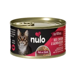 Nulo Pate with Shreds Wet Kitten Food 2.8 oz (Case of 12)