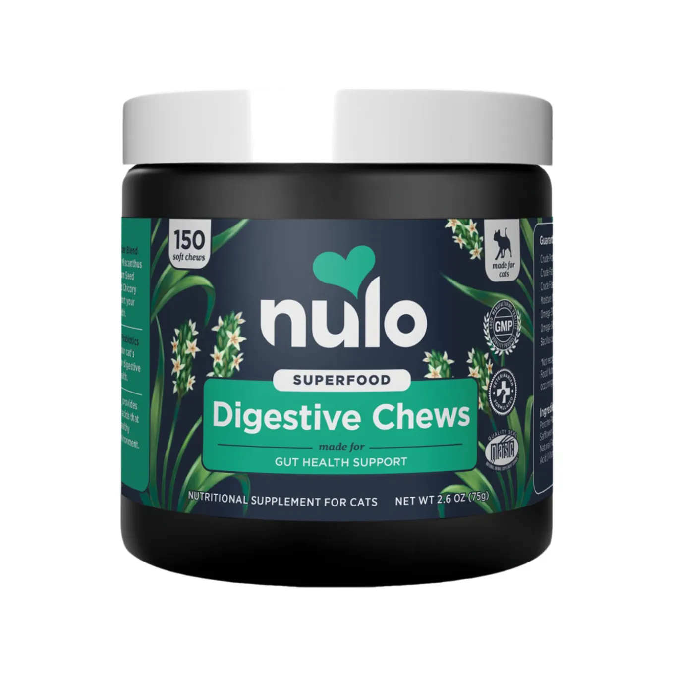Nulo Superfood Digestive Supplement Chews for Cats