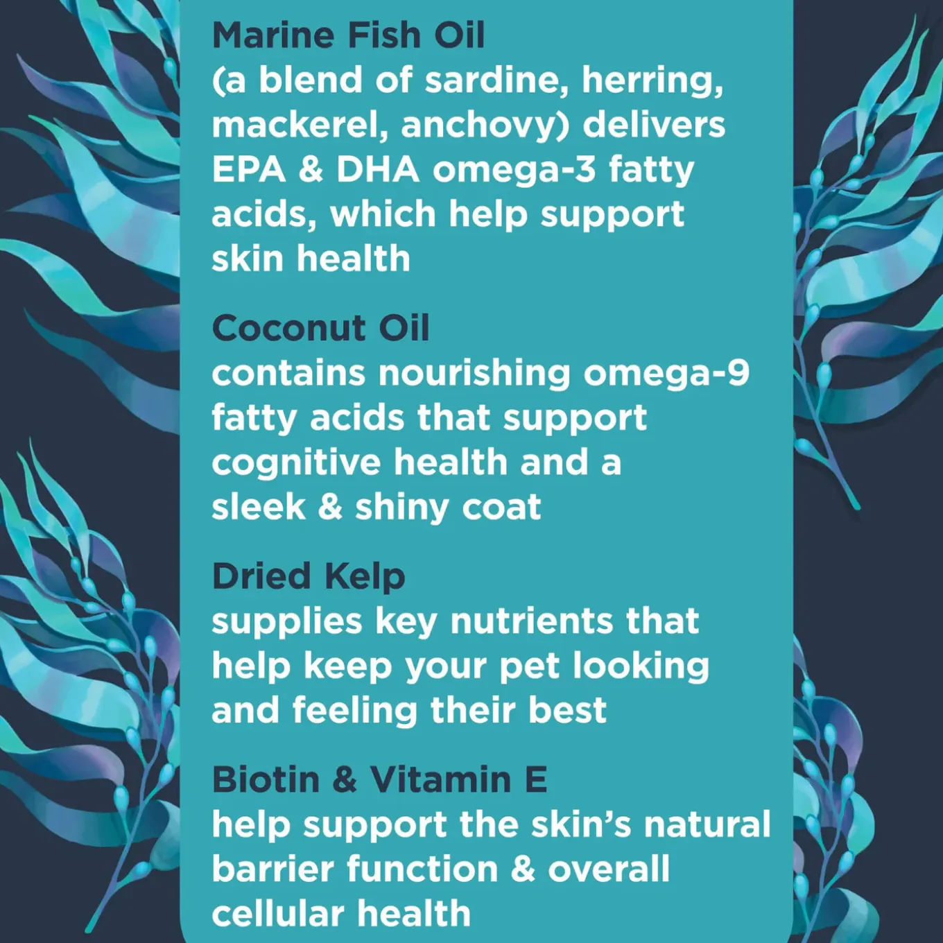 Nulo Superfood Omega Soft Chew Supplements for Dogs