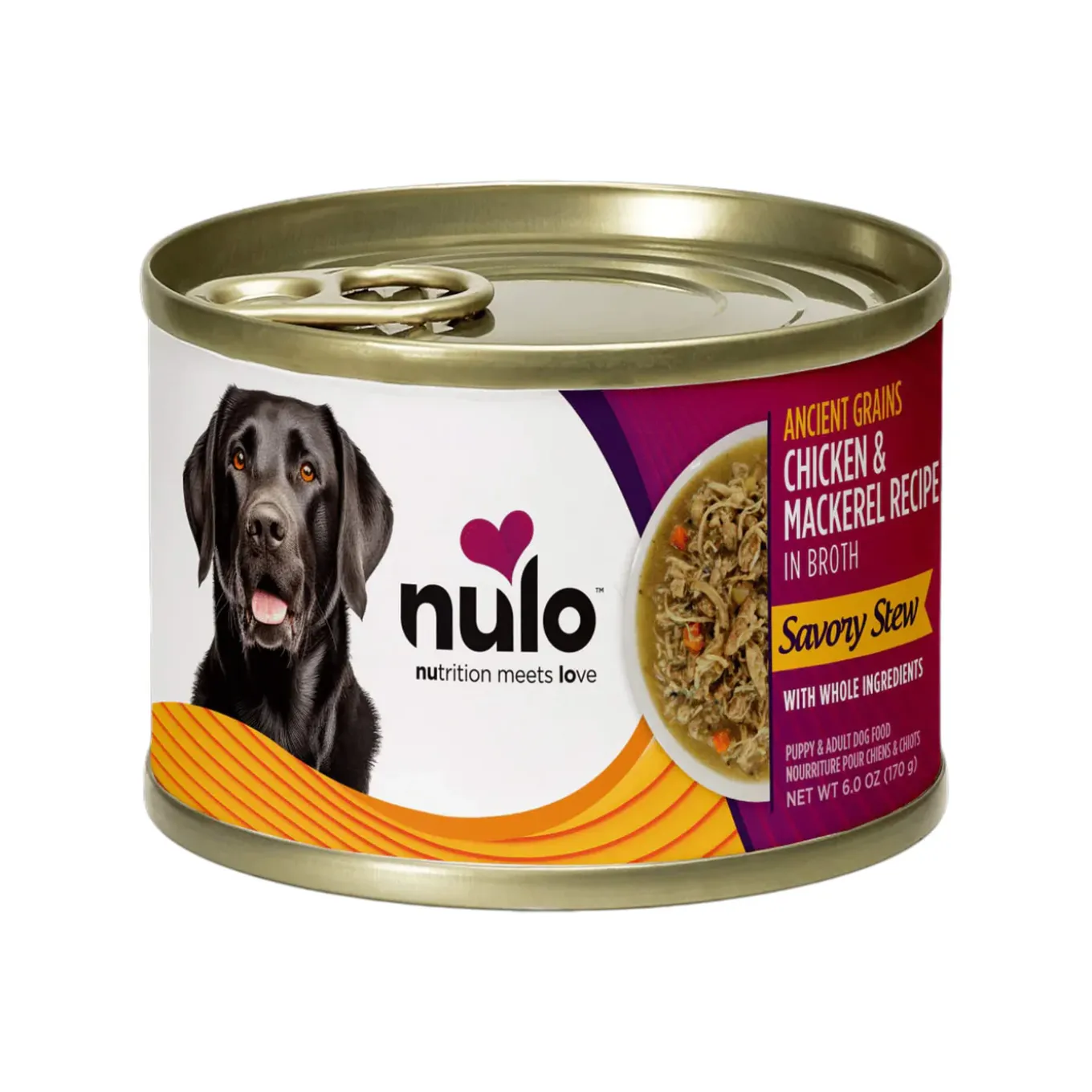 Nulo Ancient Grain Savory Stew Canned Dog Food 6 oz (Case of 8)