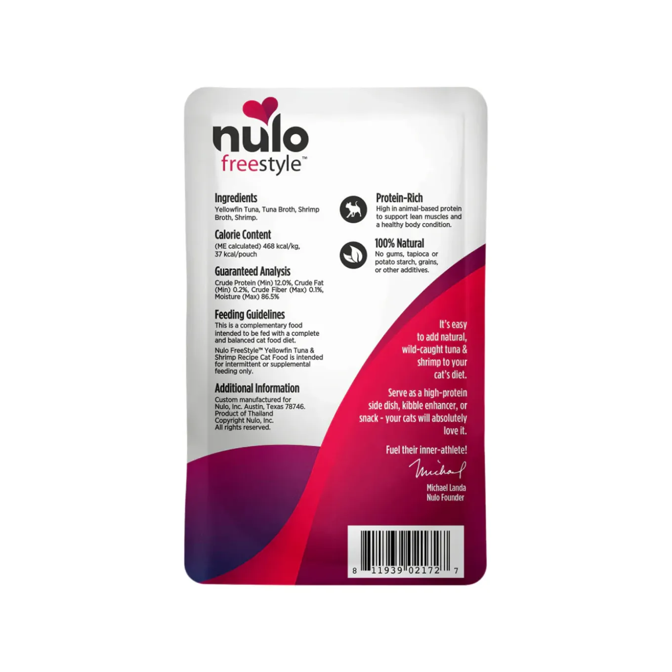 Nulo Freestyle Limited Ingredient Cat Food Topper 2.8 oz (Case of 24)