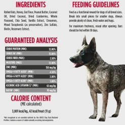Nulo Functional Granola Bar Omega Skin & Coat Dog Treats