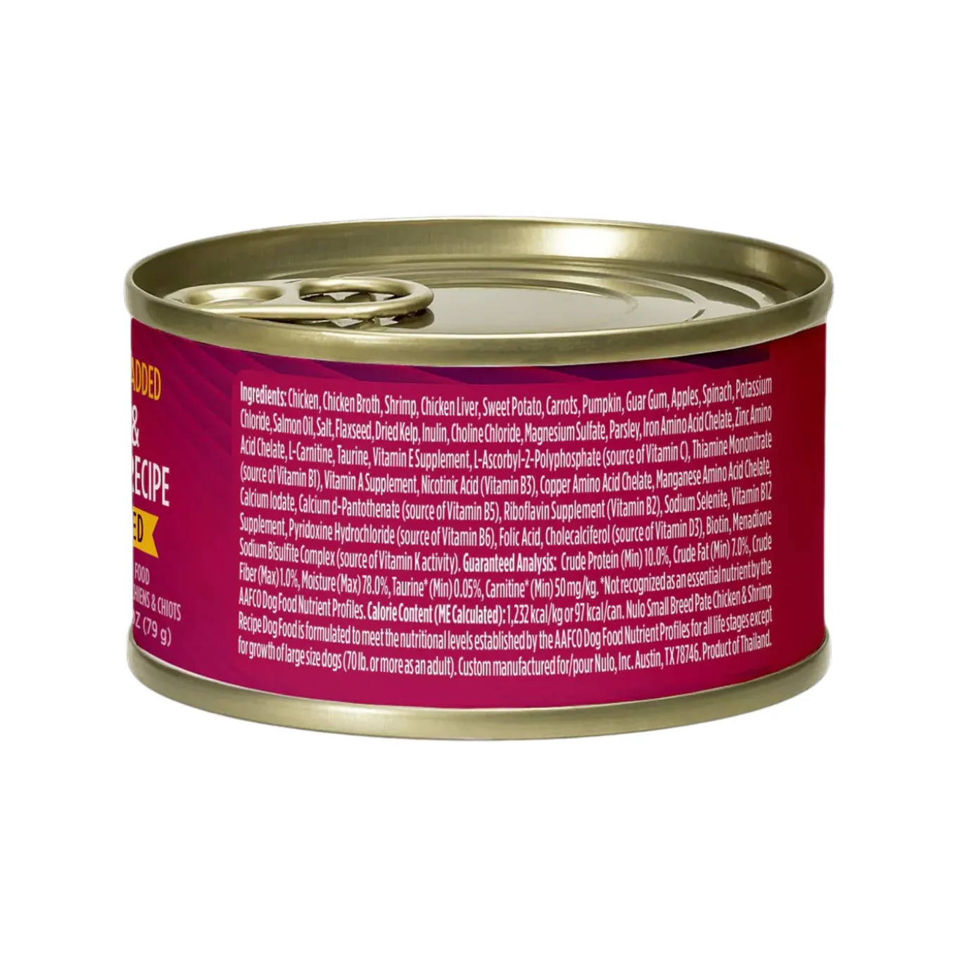 Nulo Small Breed Pate Canned Dog Food 2.8 oz ( Case of 12)