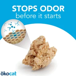 OKOcat Natural Wood Clumping Cat Litter