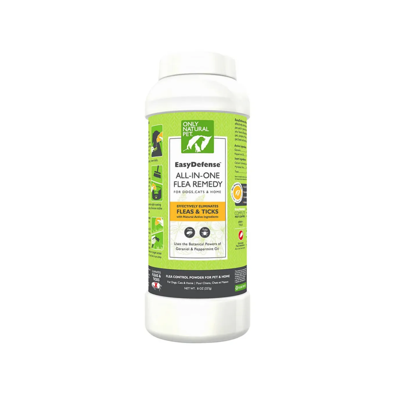 Only Natural Pet All-in-One Flea Remedy Powder for Dogs & Cats 8oz