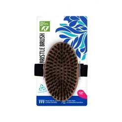 Only Natural Pet Bristle Brush with Bamboo Handle for Dogs