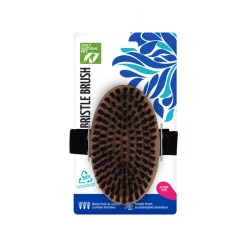 Only Natural Pet Bristle Brush with Bamboo Handle for Dogs