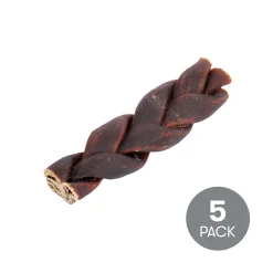 Only Natural Pet Collagen Braided Beef Stick 5 Inch Dog Chew