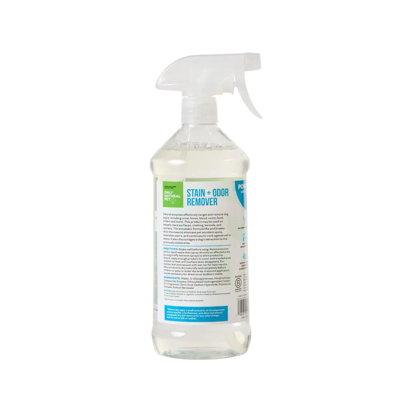 Only Natural Pet Dog Stain & Odor Remover Spray 32 oz
