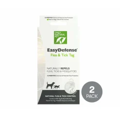 Only Natural Pet Easy Defense Flea & Tick Tag for Dogs & Cats