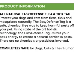 Only Natural Pet Easy Defense Flea & Tick Tag for Dogs & Cats