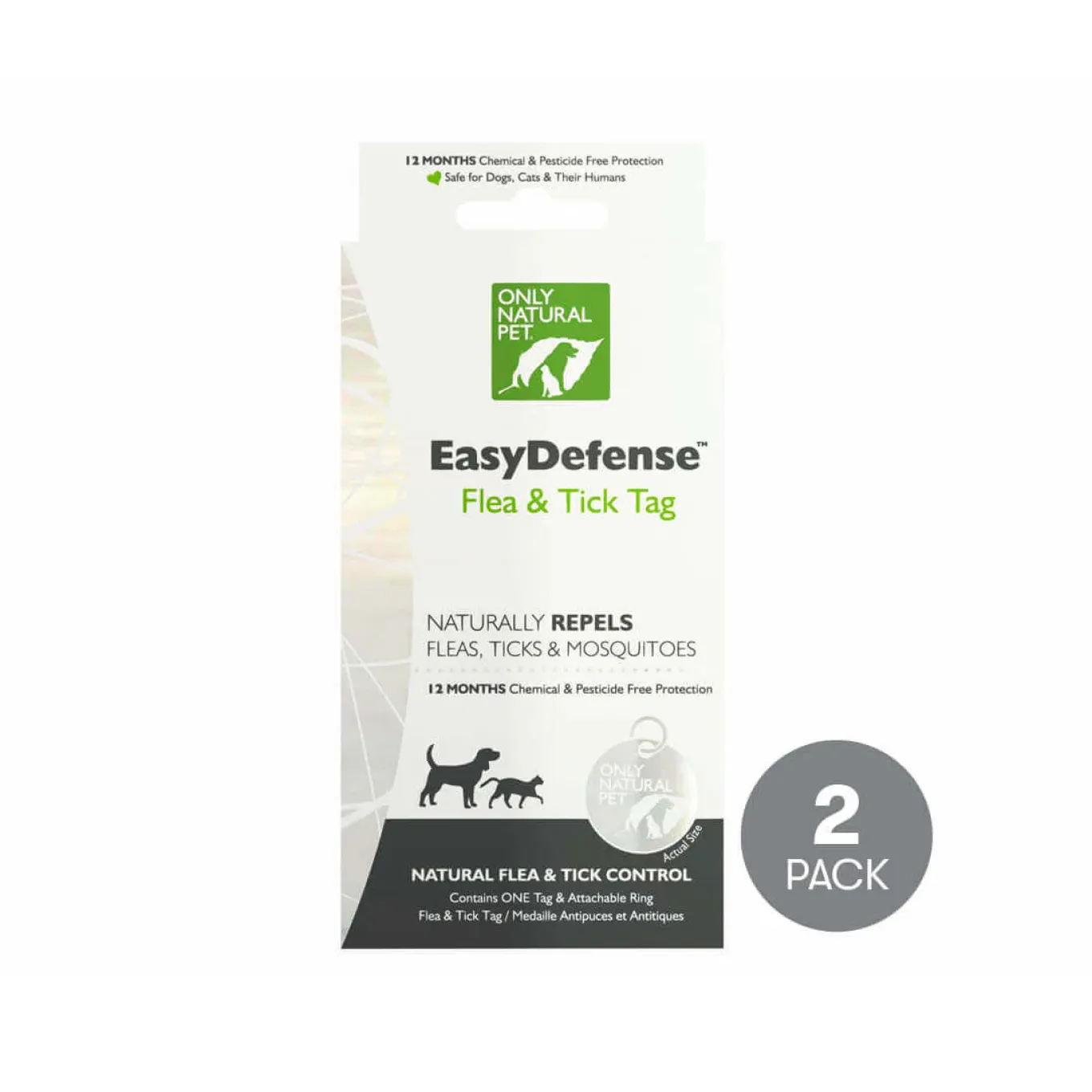 Only Natural Pet Easy Defense Flea & Tick Tag for Dogs & Cats Promo