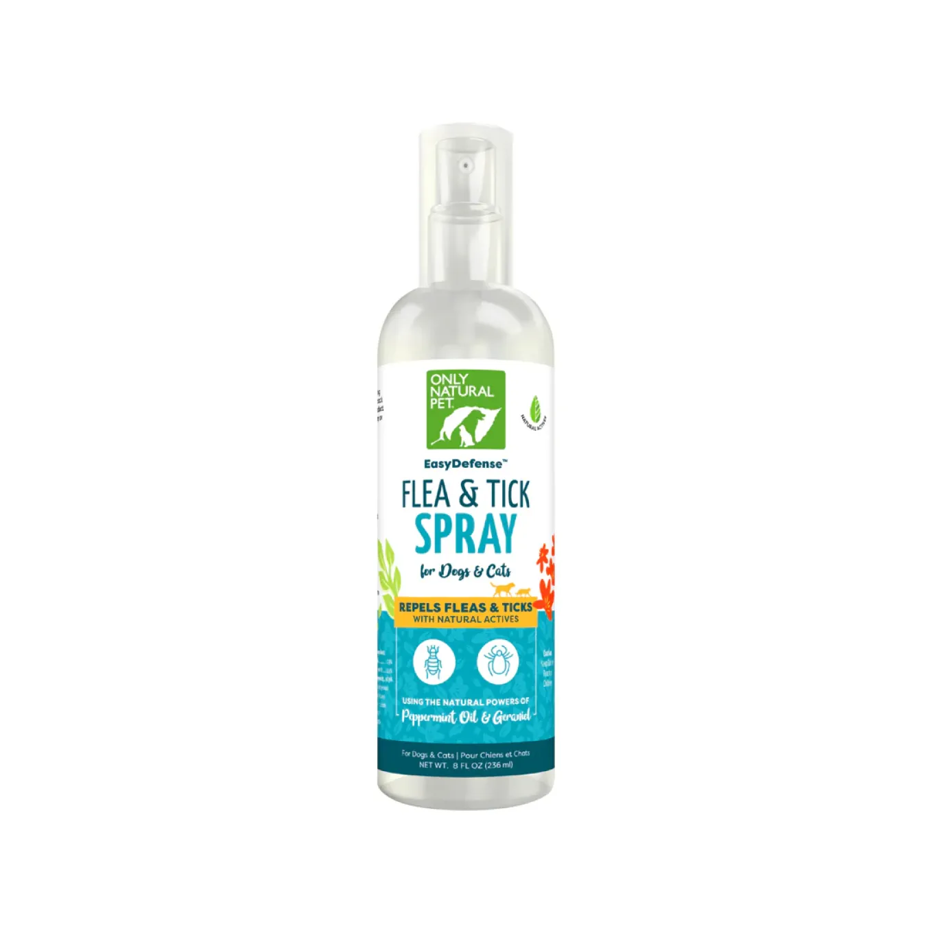Only Natural Pet EasyDefense Flea & Tick Spray for Dogs & Cats