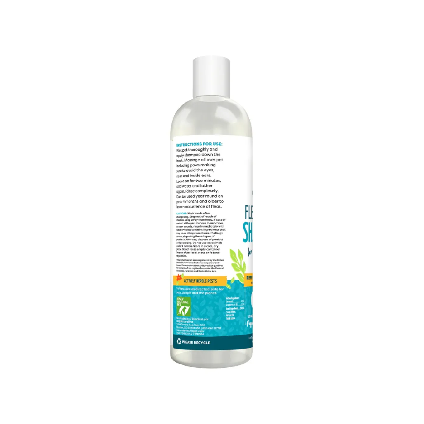 Only Natural Pet EasyDefense Flea & Tick Shampoo for Dogs & Cats