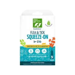 Only Natural Pet EasyDefense Herbal Squeeze-On Flea Treatment for Cats