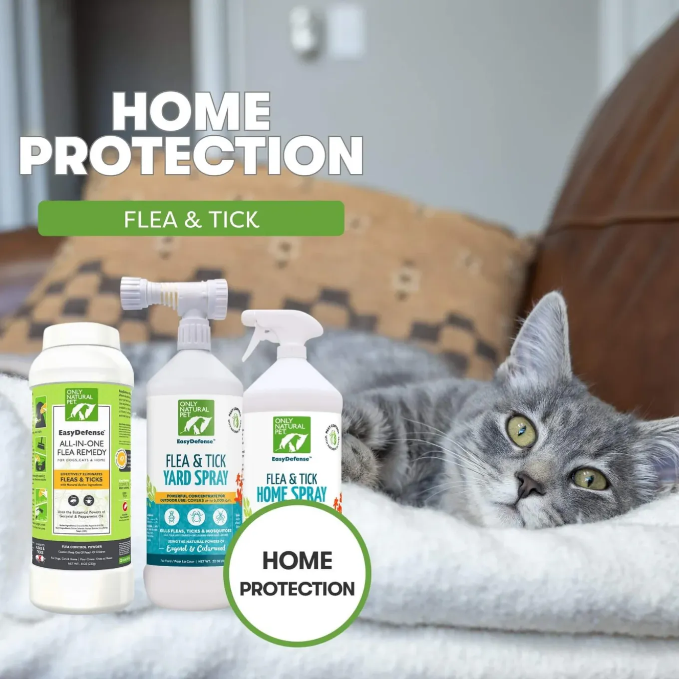 Only Natural Pet Flea & Tick Kits for Cats