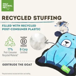 Only Natural Pet Mountain Friends Recycled Plush Dog Toys