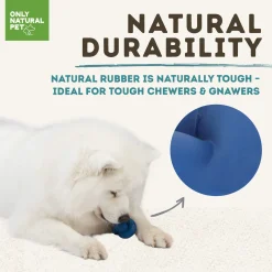 Only Natural Pet Natural Rubber Boredom Buster Treat Stuffer Dog Toys