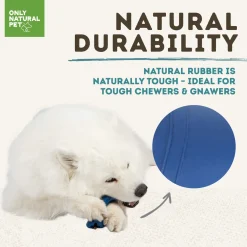 Only Natural Pet Natural Rubber Boredom Buster Treat Stuffer Dog Toys