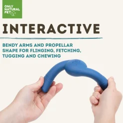 Only Natural Pet Natural Rubber Bond Building Fetch and Tug Dog Toys