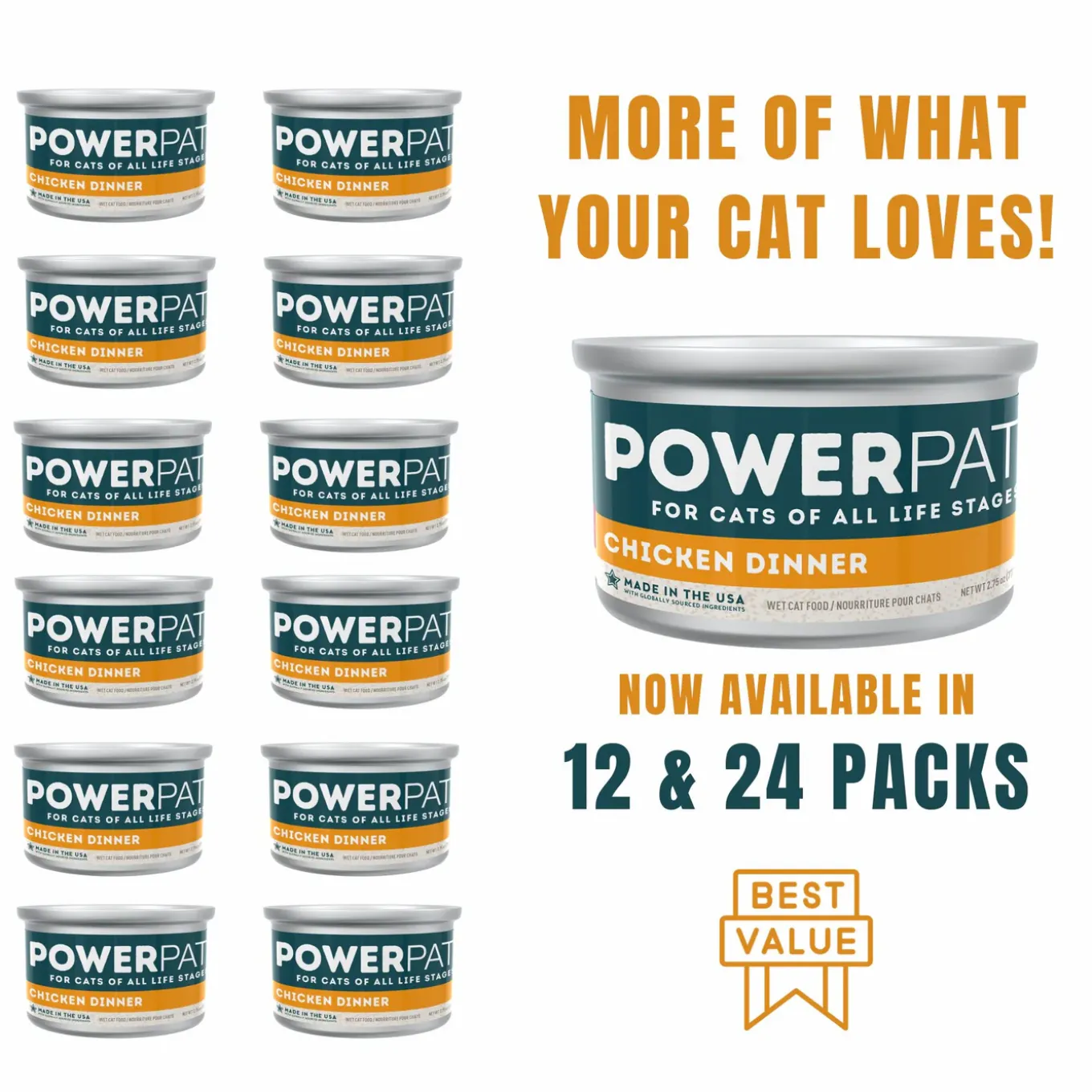 Only Natural Pet PowerPate Grain-Free Wet Cat Food