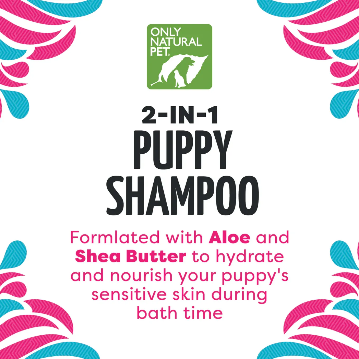 Only Natural Pet Puppy Shampoo with Aloe + Shea Butter