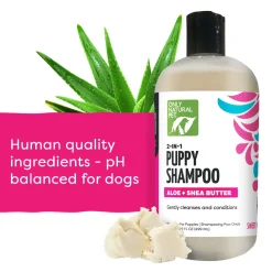 Only Natural Pet Puppy Shampoo with Aloe + Shea Butter